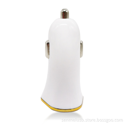Senmei standard quality universal portable usb cell phone charger,mobile travel car charger